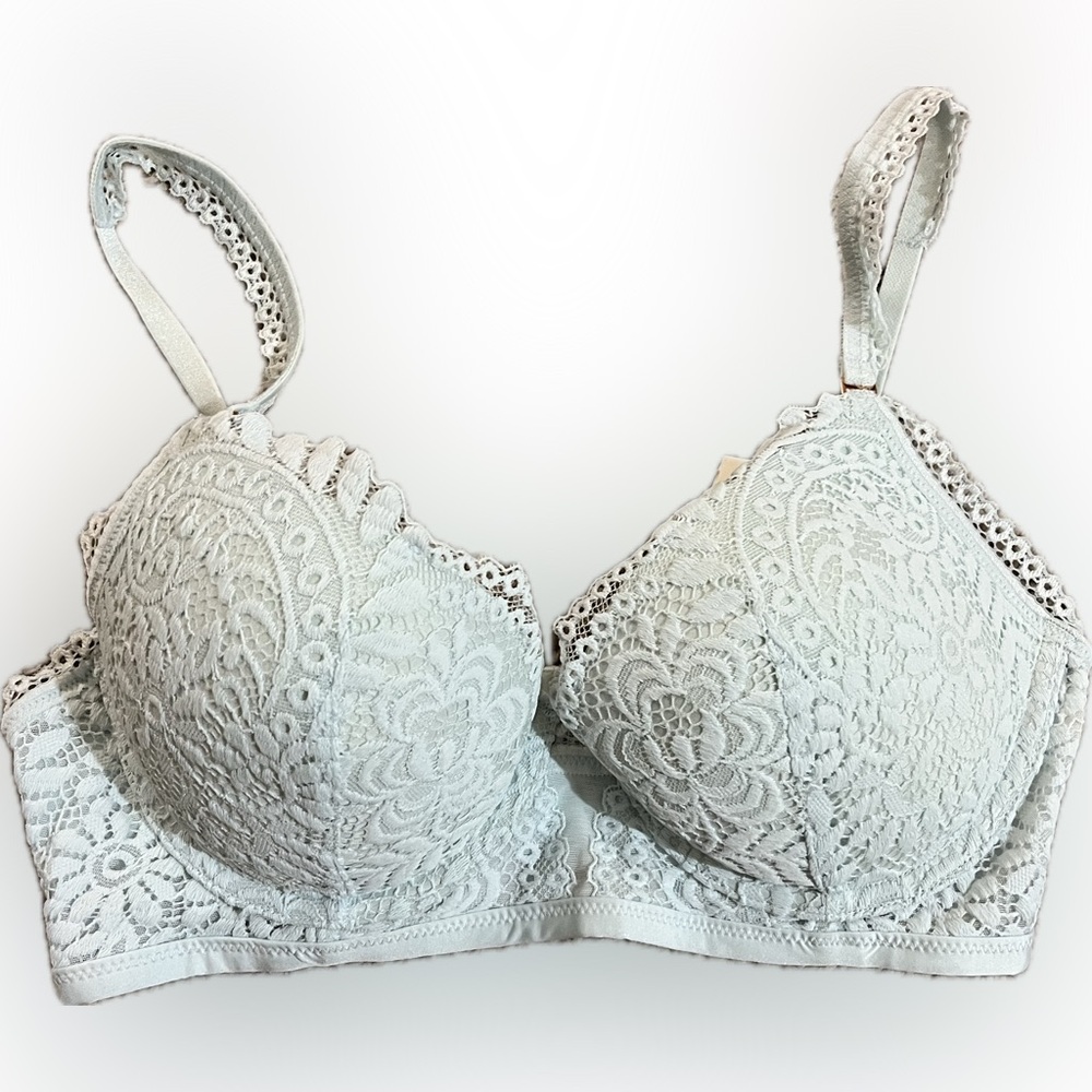 Aerie Women's Bra Size 34 C - Light Blue - NWT
